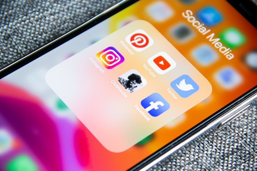 Social media content planning on a phone
